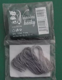 Háčky na vánoční ozdoby Háčky na vánoční ozdoby