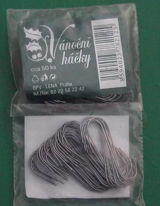 Háčky na vánoční ozdoby