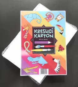 Kreslící karton A4 200g bílý