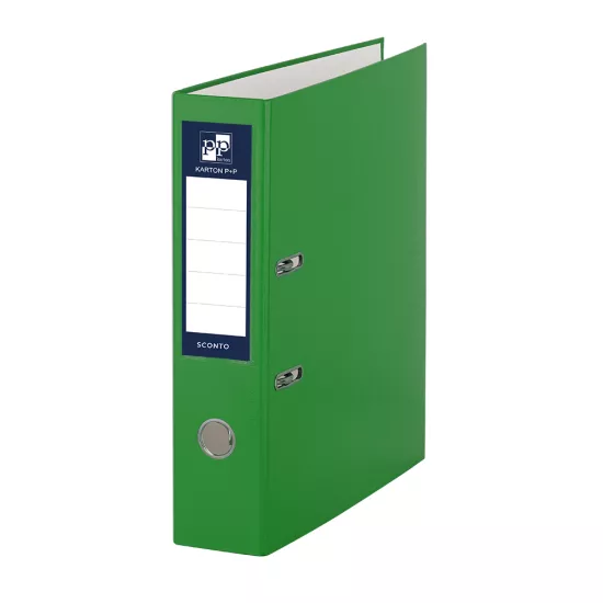 Pořadač A4 SCONTO pákový - zelený Karton P+P