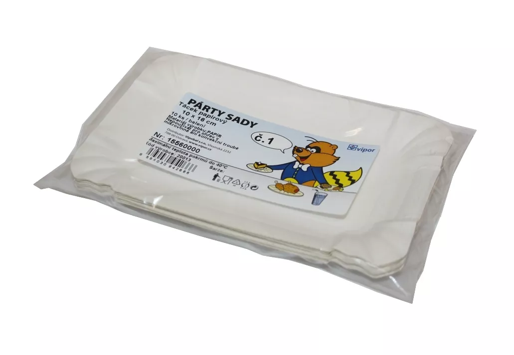 Tácek papírový 10 x 16 cm VIPOR