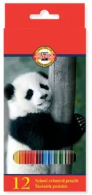 Veselé pastelky školní 12 ks