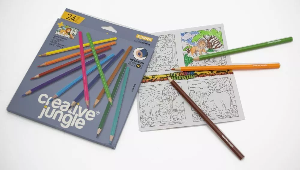 Pastelky Creative Jungle 24 ks SAKOTA