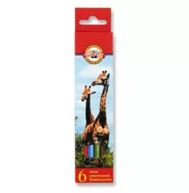 Veselé pastelky školní 6 ks