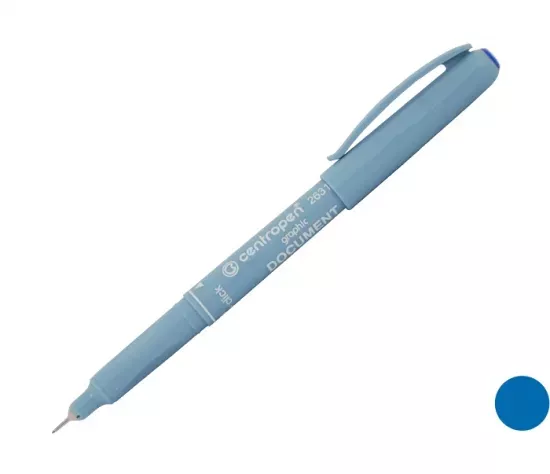 Popisovač dokument liner - 0,1 modrý Centropen