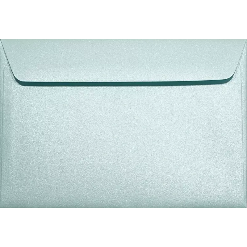 Obálka C6 metalická - Majestic Damask Blue světle modrá NETUNO