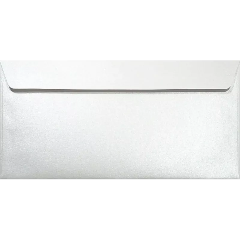 Obálka DL metalická - Majestic Marble White bílá NETUNO