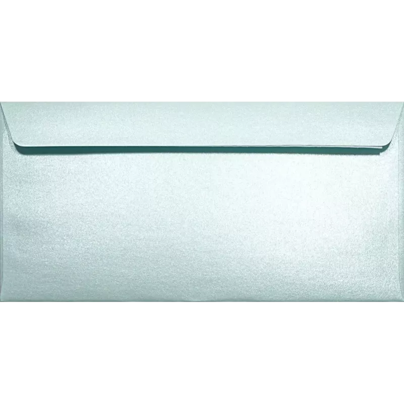 Obálka DL metalická - Majestic Damask Blue světle modrá NETUNO