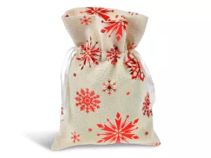 Vánoční sáček malý - textil