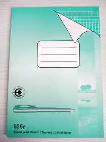 Školní sešit 525e Školní sešit 525e