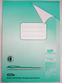 Školní sešit 425e Školní sešit 425e