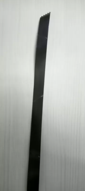 Stuha stahovací černá