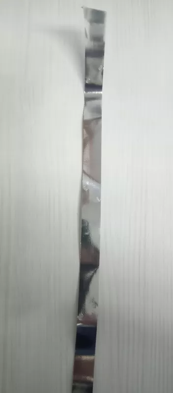 Stuha stahovací stříbrná