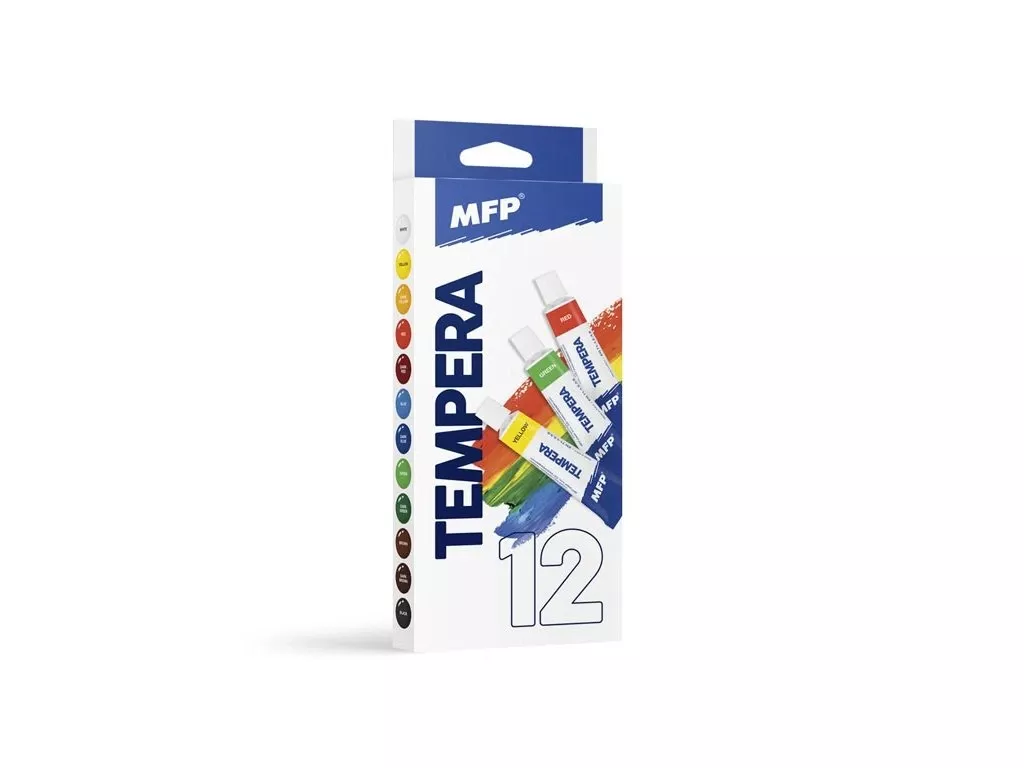 Temperové barvy MFP 12 ks MFP paper s.r.o.