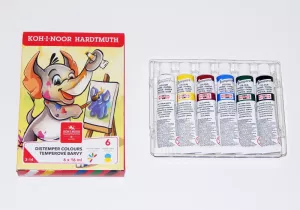 Temperové barvy 6 ks KOH-I-NOOR Hardtmuth