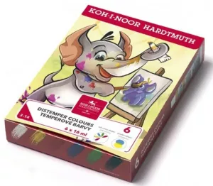 Temperové barvy 6 ks