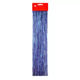 Lameta vánoční metalická - modrá