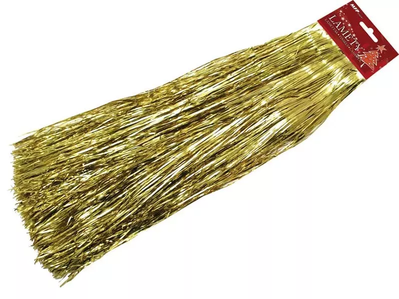 Lameta vánoční metalická - zlatá MFP paper s.r.o.