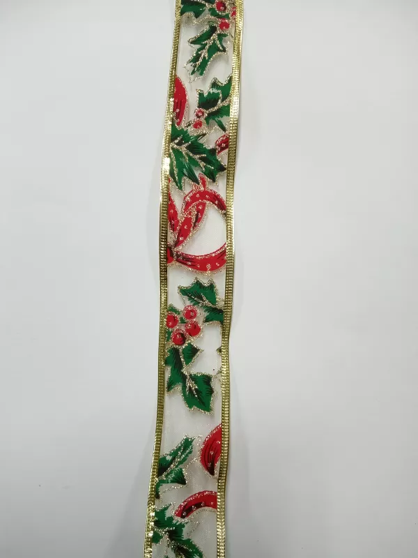 Stuha organzová vánoční