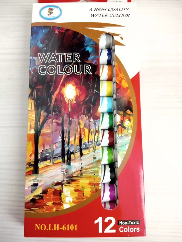 Barvy vodové 12 barev TIANJIN ZHONGRUI