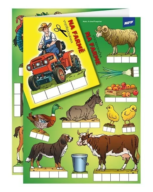 Vystřihovánka - Na farmě MFP paper s.r.o.