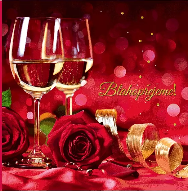 Přání do obálky 3D - Blahopřejeme ! Lowlands s.r.o.