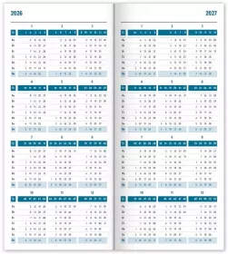 DIÁŘ 2026 plánovací měsíční Notique