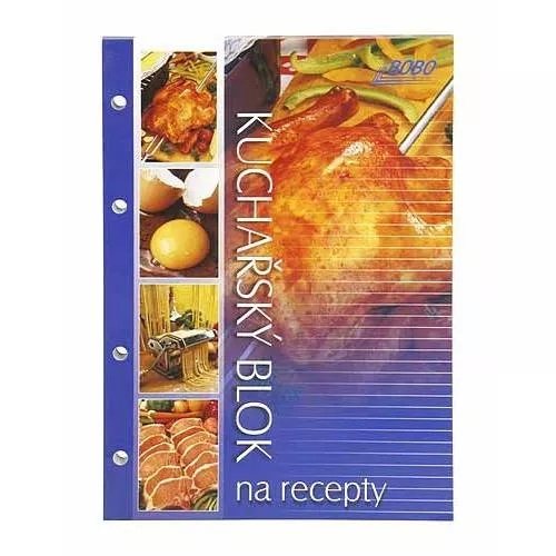 Kuchařský blok lepený A5 s vadou Vyrobeno v ČR