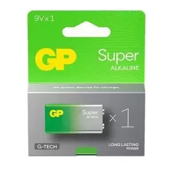 Alkalická baterie GP Super 9V (6LR61) GP Batteries