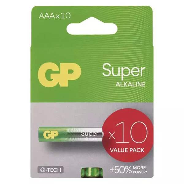 Alkalická baterie GP Super AAA (LR03) GP Batteries
