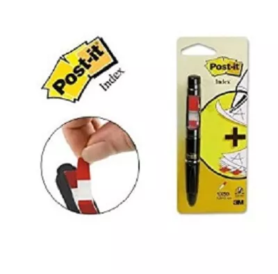 Post-it Pen - černé pero s 50 záložkami