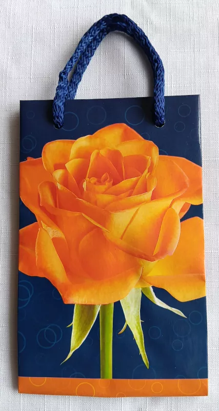 Dárková taška T1 - oranžová růže POL-MAK