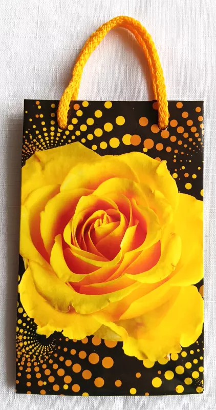 Dárková taška T1 - žlutá růže POL-MAK