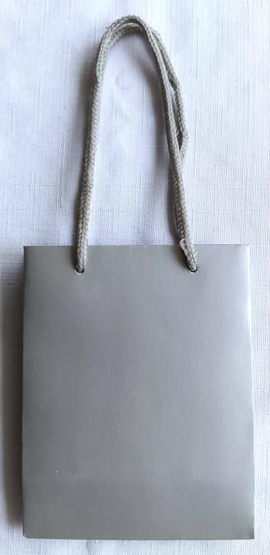 Dárková taška malá mix - stříbrná