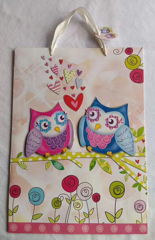 Dárková taška sova 3D Star S.p.A.