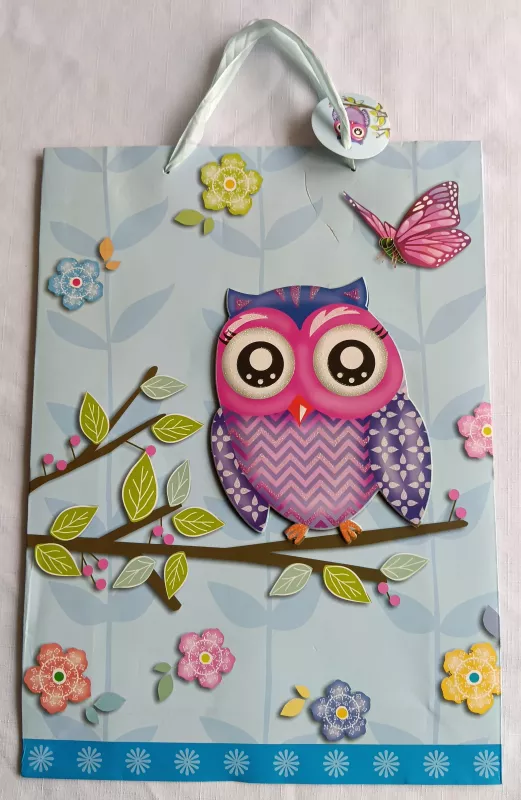 Dárková taška sova 3D - 2L Star S.p.A.