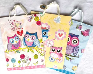 Dárková taška sova 3D