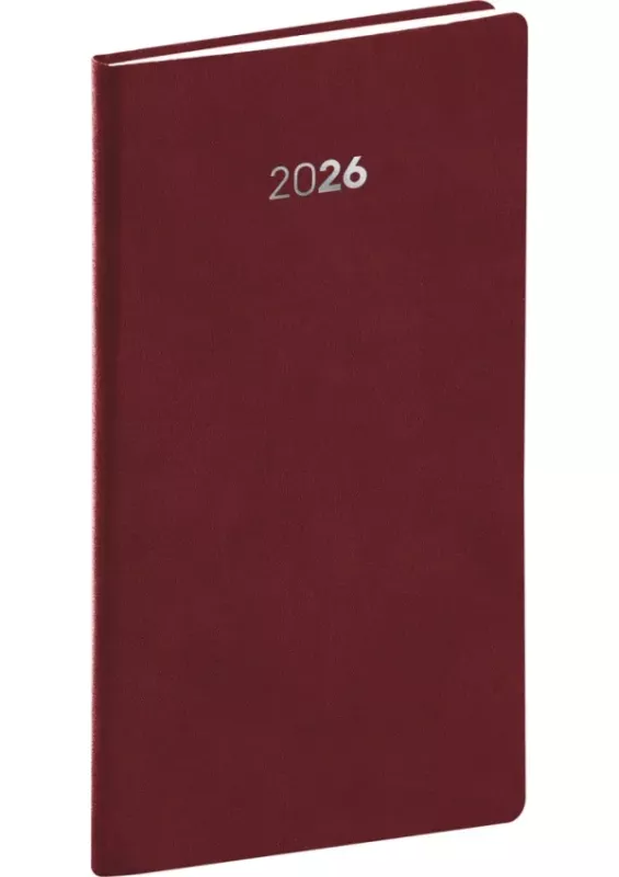 Kapesní diář Balakon 2026, bordó Presco Group, a.s.