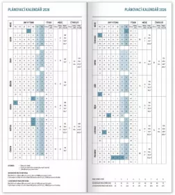 DIÁŘ 2026 plánovací měsíční Notique