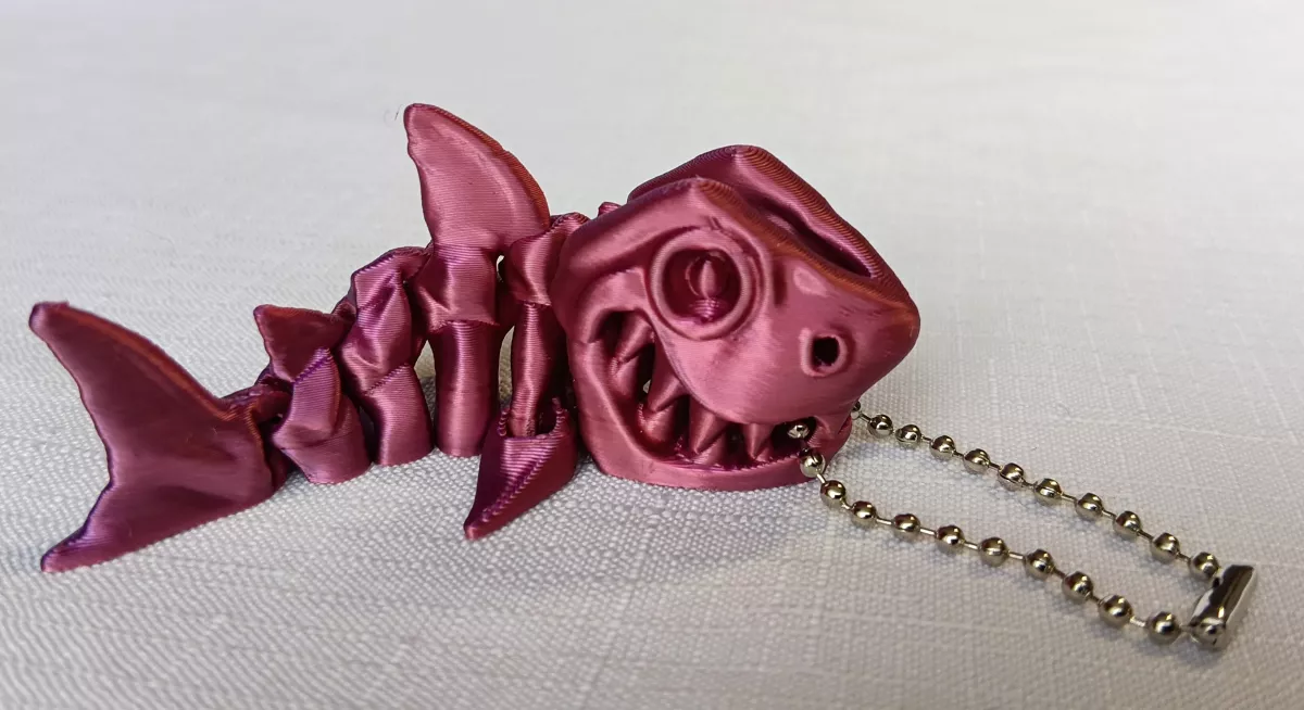 Klíčenka mix 3D - fialová 3D Stisk