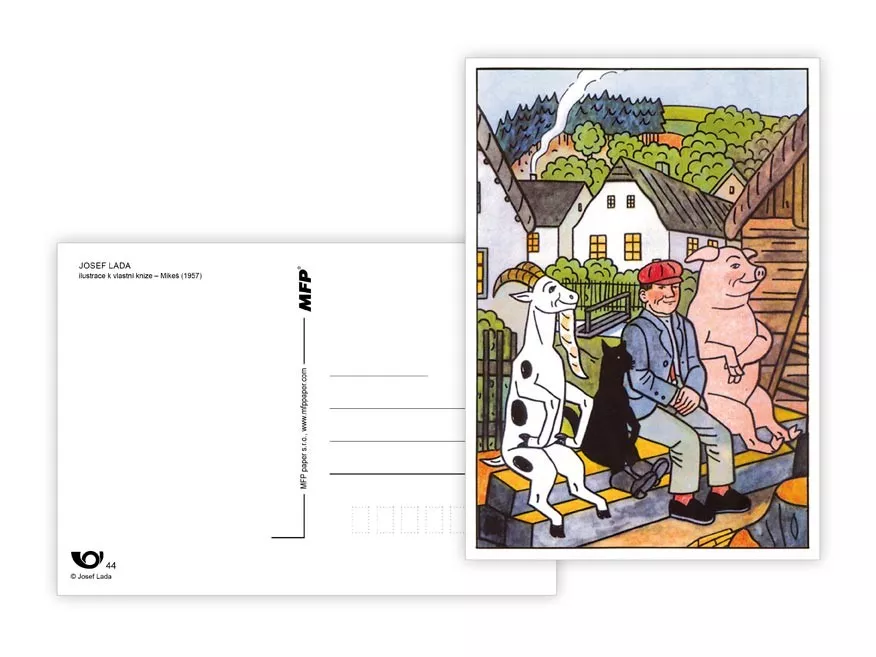 Pohlednice s obrázky Josefa Lady - Mikeš MFP paper s.r.o.