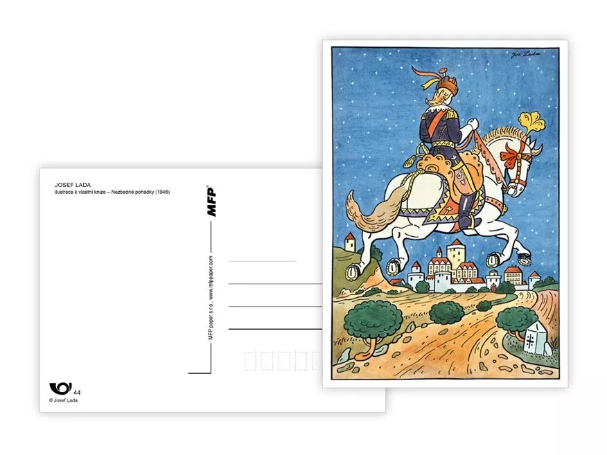Pohlednice s obrázky Josefa Lady - Nezbedné pohádky 2 MFP paper s.r.o.