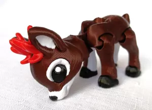 Srnec bez mašle 3D Stisk Srnec bez mašle 3D Stisk