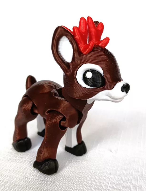 Srnec bez mašle 3D Stisk