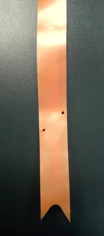 Stahovací stuha hladká mix - oranžová