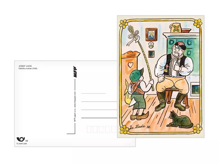 Velikonoční pohlednice - Dědečku koleda MFP paper s.r.o.