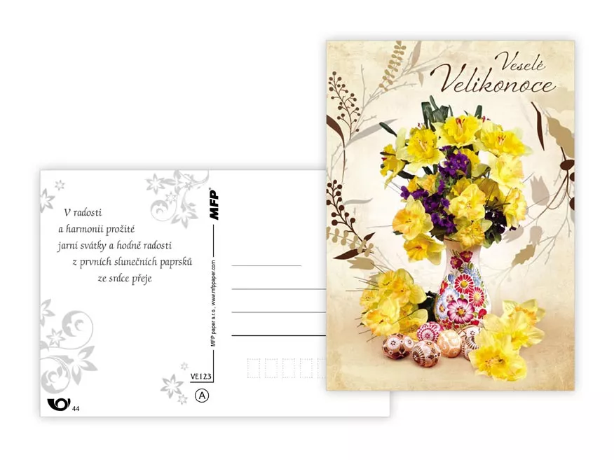 Velikonoční pohlednice - Veselé Velikonoce 4 MFP paper s.r.o.