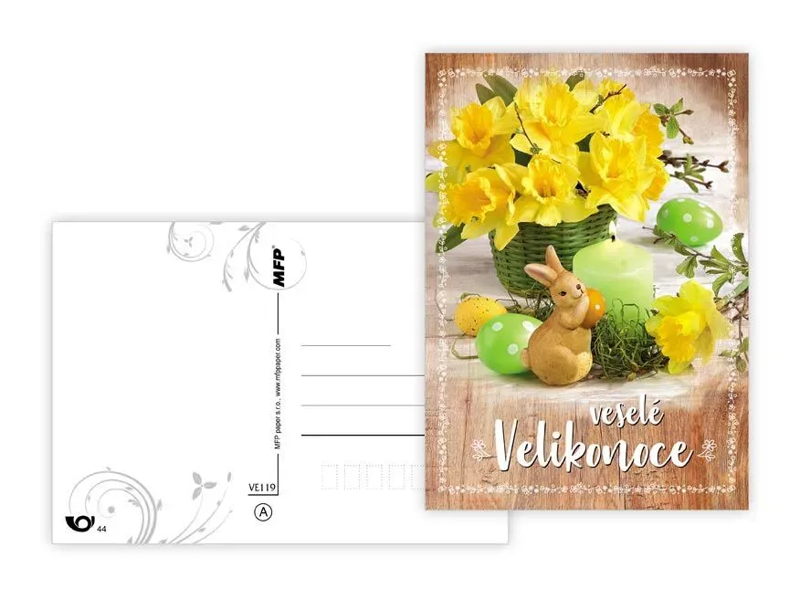 Velikonoční pohlednice - Veselé Velikonoce 1 MFP paper s.r.o.