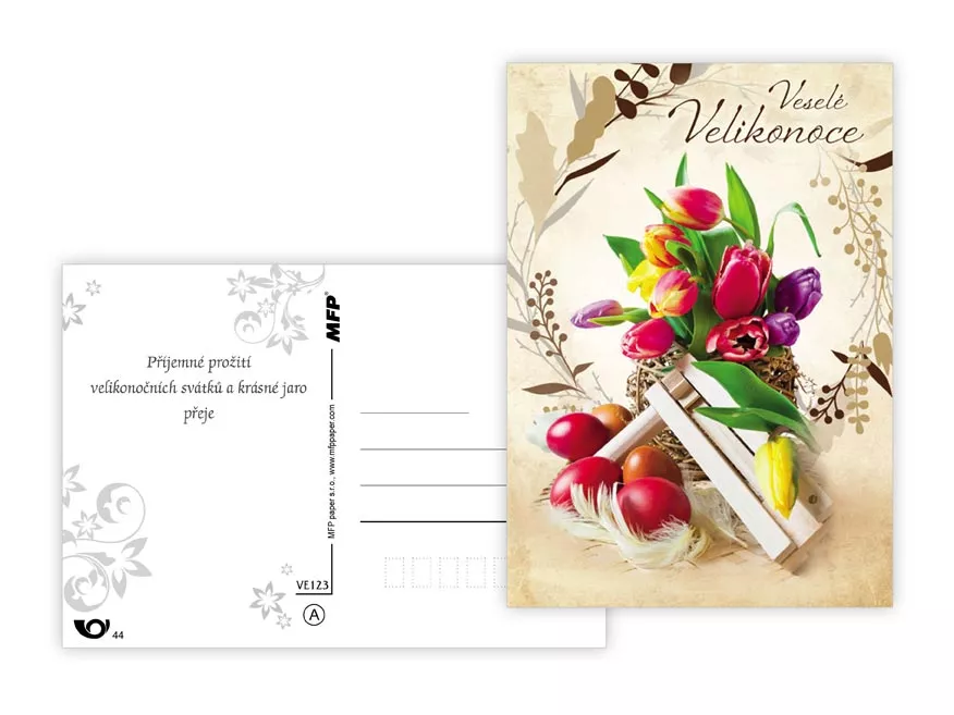 Velikonoční pohlednice - Veselé Velikonoce 3 MFP paper s.r.o.