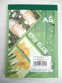 Blok lepený recyklovaný A6 Papírny Brno